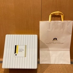 グーテ・デ・ロワ 阪神タイガースモデル缶　紙袋の画像