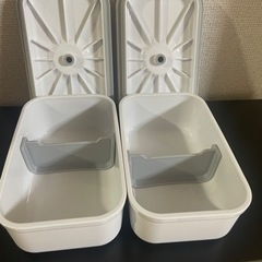 【未使用２個セット】 フレッシュ&セーブ 真空ランチボックス Mサイズの画像