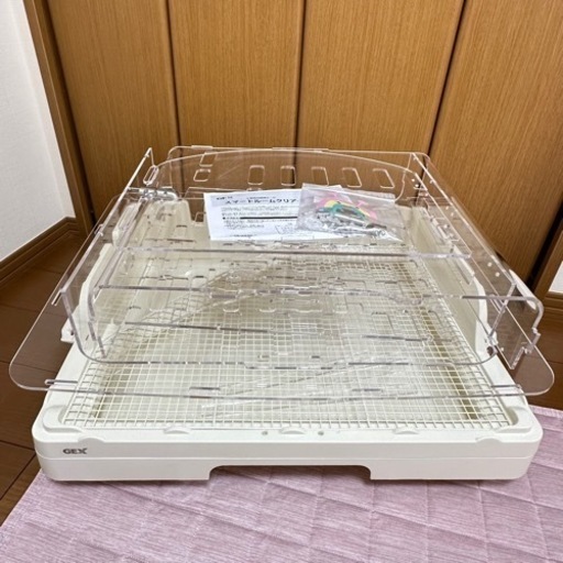【値下げ】うさぎ　ケージ　GEXスマートルームクリアⅡ