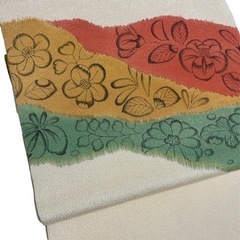 【売却済】辻ヶ花　名古屋帯　長さ出し　袋帯の画像