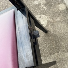 中古ピアノ用背もたれ高低椅子の画像