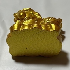 布袋さん　置物　七福神　ゴールド　開運　金運　風水　幸運　インテリア　龍亀　仏像の画像
