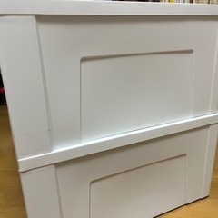 【美品】アイリスオーヤマ　収納ケース　Mサイズ　2台の画像