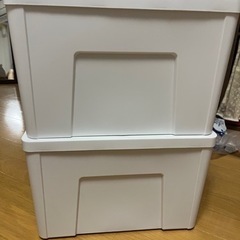 【美品】アイリスオーヤマ　収納ケース　Mサイズ　2台の画像