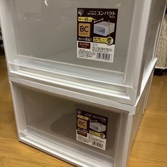 【美品】アイリスオーヤマ　収納ケース　Mサイズ　2台