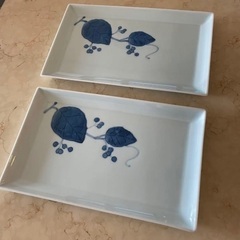 美品　たち吉　角皿　2枚セット