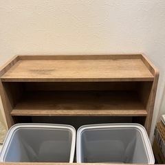 アイリスオーヤマ ゴミ箱 30L (15L×2分別)の画像