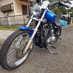 ハーレーXL1200cスポーツスターカスタム　インジェクション車　車検令和6年4月　2007年式　ガレージ保管雨天未使用車　走行距離8000㎞   ※75万⇒70万に値下げしましたの画像