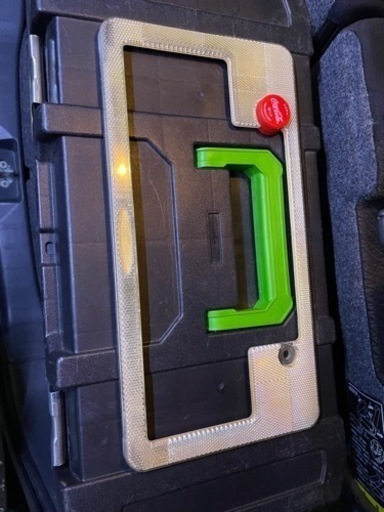 前後にしますウィザード 当時物 ナンバーフレーム