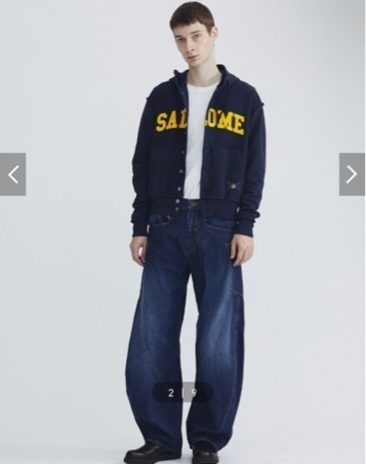 新品 STUDIOUS KOHKI Draped denim pants コッキ デニム