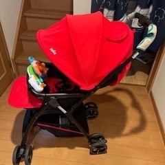 joieベビーカー美品 綺麗な赤 の画像
