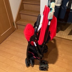 joieベビーカー美品 綺麗な赤 の画像