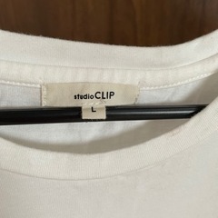 ロングワンピース　白　Lの画像
