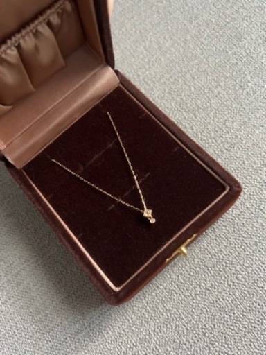 ete K18YG レイヤー ダイヤモンド ネックレス