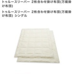 トゥルースリーパー 2枚合わせ掛け布団(万能掛け布団)