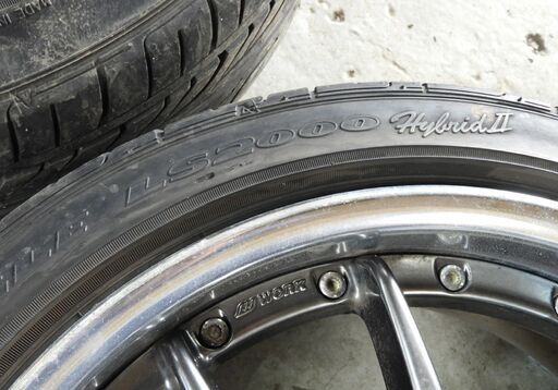 【TH-040】WORKホイール+グッドイヤータイヤセット☆205/45R17☆17×7.5JJ 5穴