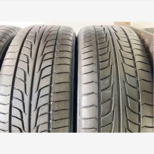195/60R16 中古サマータイヤ2018年製4本セットスズキ純正ホイール付き