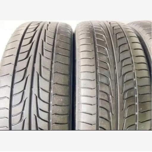 195/60R16 中古サマータイヤ2018年製4本セットスズキ純正ホイール付き