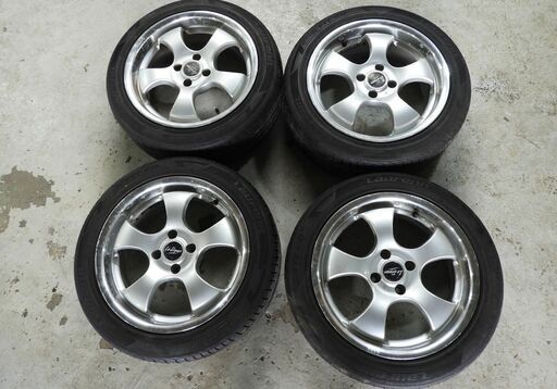 【11/30で販売終了】【TH-042】ホイール+ブリヂストンタイヤセット☆195/50R16☆16x7JJ 4穴