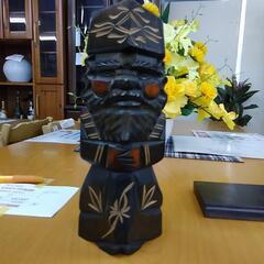 木彫人形 北海道民芸の画像