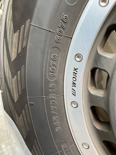 【最終値引き•現金取引も可能です】スタッドレスタイヤ 4本セット RAV4等 WORK ホイール付