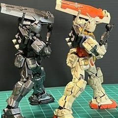 最終値引き‼️😁2体セットガンダム‼️×ブラック　ガンダム(レアカラー)‼️の画像
