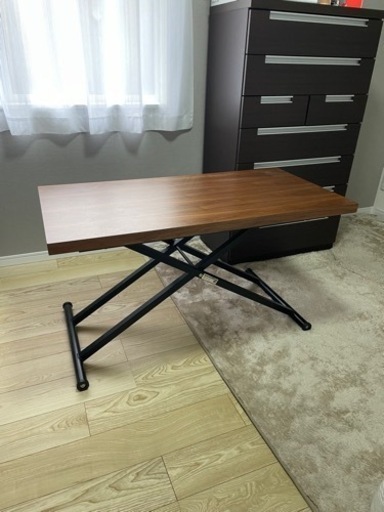 ダイニングテーブル　昇降式