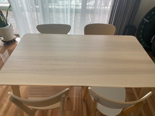 IKEA LISABO リーサボー　ダイニングテーブルセット