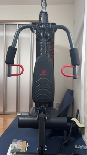 【美品ホームジム】定価66800円/マーシー 150lbs（68kg）スタック マルチホームジム　MWM-7119