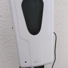 【9000円値下げ‼️】非接触 顔認証検温タワー🌡️センサータイプ非接触消毒液ディスペンサー付き　現状渡しの画像