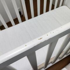 最終価格です【IKEA　ベビーベッド】布団付きの画像