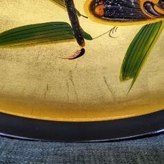 漆芸 金箔伊勢海老 飾皿の画像