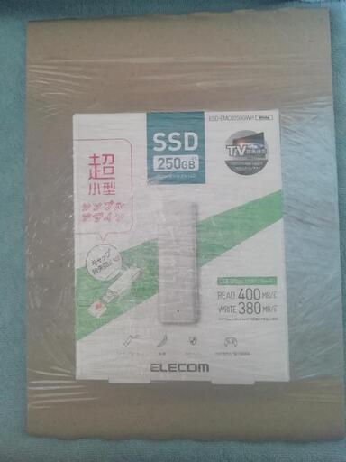 ✋手渡し限定【新品未使用】SSD  250GB　ELECOM　USBスティック