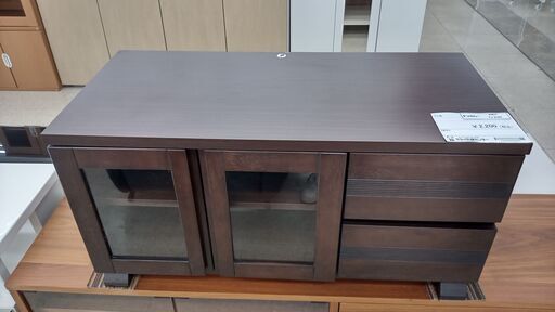 ★ジモティ割あり★  テレビ台 ブラウン H43.5×D41.5×W88 クリーニング済み TJ2163