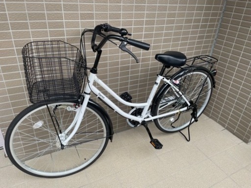 決まりました【自転車】26インチ・ホワイト