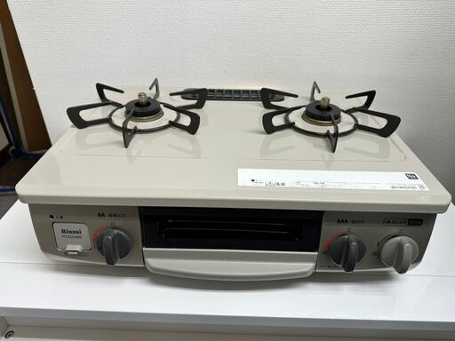リンナイ ガスコンロ RTE564BER LPガス プロパンガス 2021年製 ガステーブル rinnai