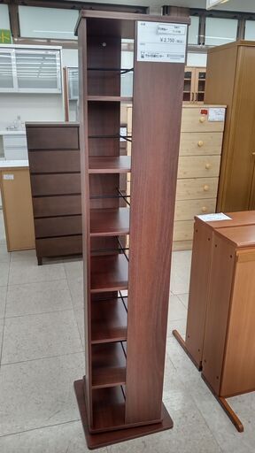 ★ジモティ割あり★  本棚 ブラウン H159×D38.6×W38 クリーニング済み TJ2168