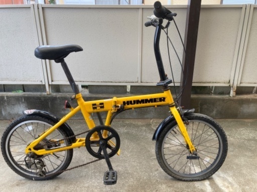 HUMMER(ハマー) 折りたたみ自転車 イエロー パンク
