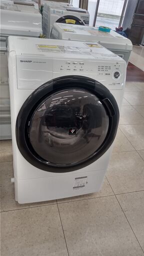 ★ジモティ割あり★ SHARP 洗濯機乾燥機付き 7.0/3.5ｋｇ 21年製 動作確認／クリーニング済み TJ2150