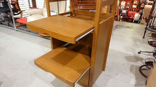 【浜本工芸】キッチン台　レンジ台　キッチンカウンター　楢材 浜本工芸】キッチン台 レンジ台 キッチンカウンター 楢材