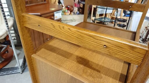 【浜本工芸】キッチン台　レンジ台　キッチンカウンター　楢材 浜本工芸】キッチン台 レンジ台 キッチンカウンター 楢材