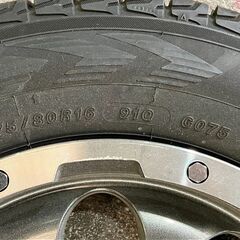 ジムニ－　ヨコハマ　iceGUARD　175/80R16　1本　ホイール付の画像