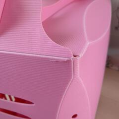 ペットキャリーバッグ　肉球柄の画像