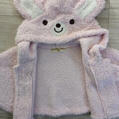 防寒ケープ　ポンチョ　アウター　うさぎ　うさ耳の画像