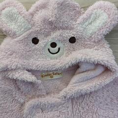 防寒ケープ　ポンチョ　アウター　うさぎ　うさ耳の画像