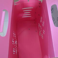 ペットキャリーバッグ　肉球柄の画像