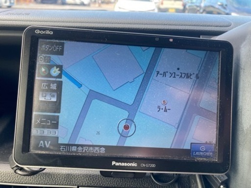 値下げしました！PanasonicゴリラCN-G720D 7型ワイドモニター