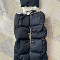 《抱っこ紐、ベビーカーに》2wayダウンケット（ケープ）の画像