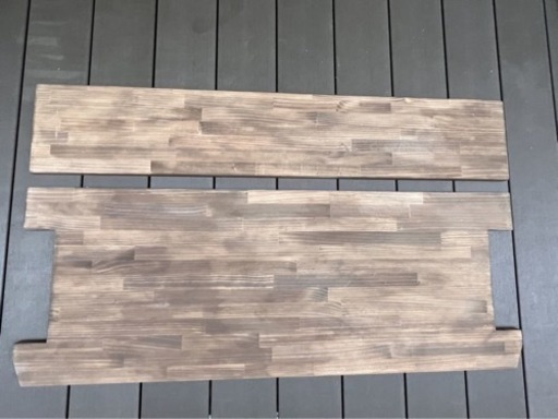 DIY作成 デリカD5 サードシート棚 置くだけ ボード
