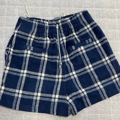 10／14までウール風ショートパンツ（キュロット）の画像